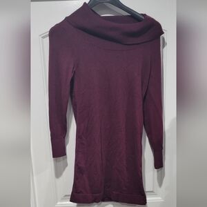Banana Republic Sweater Dress in Maroon